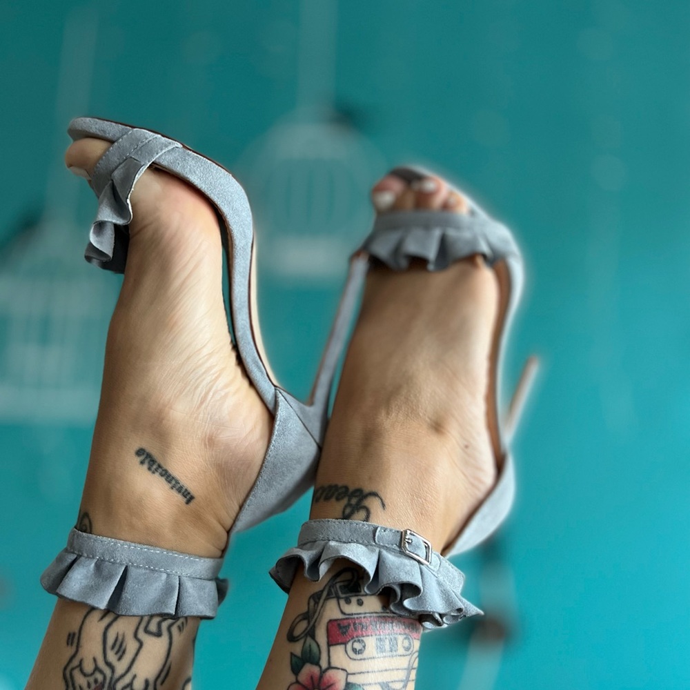 Stiletto sandal heels